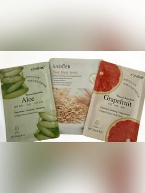 Sadoer White Plant Mask Series – Calming Oatmeal Sheet Mask